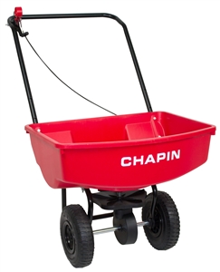 CHAPIN 70LB SPREADER W/10&quot;
RUBBER WHEELS