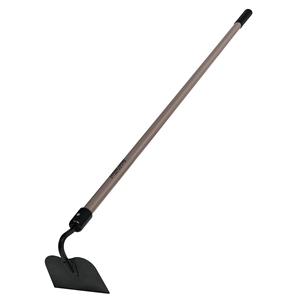 GARDEN HOE GRAY/FIBER 54&quot; HANDLE WELDED HEAD