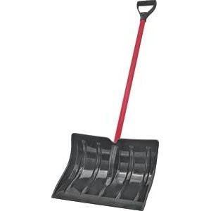 POLY SNOW SHOVEL 18&quot; D-GRIP 37&quot; HANDLE VULCAN 34633