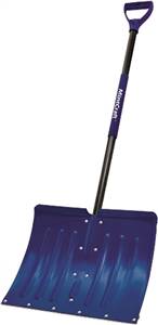 18&quot; ALUMINUM SNOW SHOVEL D-GRIP 38&quot; Handle