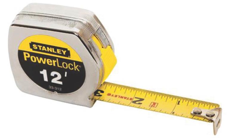 STANLEY 3/4 X 12&#39; POWERLOCK TAPE